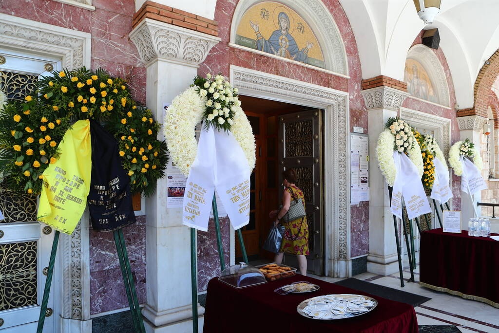 Κηδεία Ανδρέα Ζαφειρόπουλου