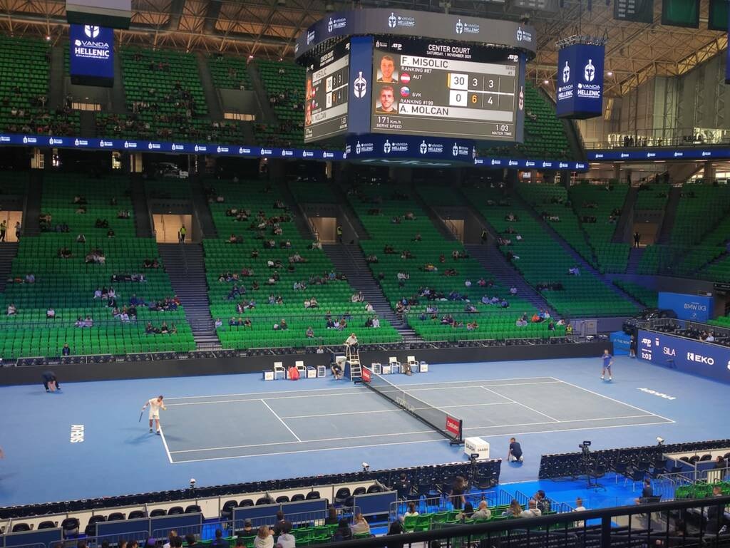 Hellenic Championship ATP 250: Η εντυπωσιακή μεταμόρφωση του Telekom Center Athens