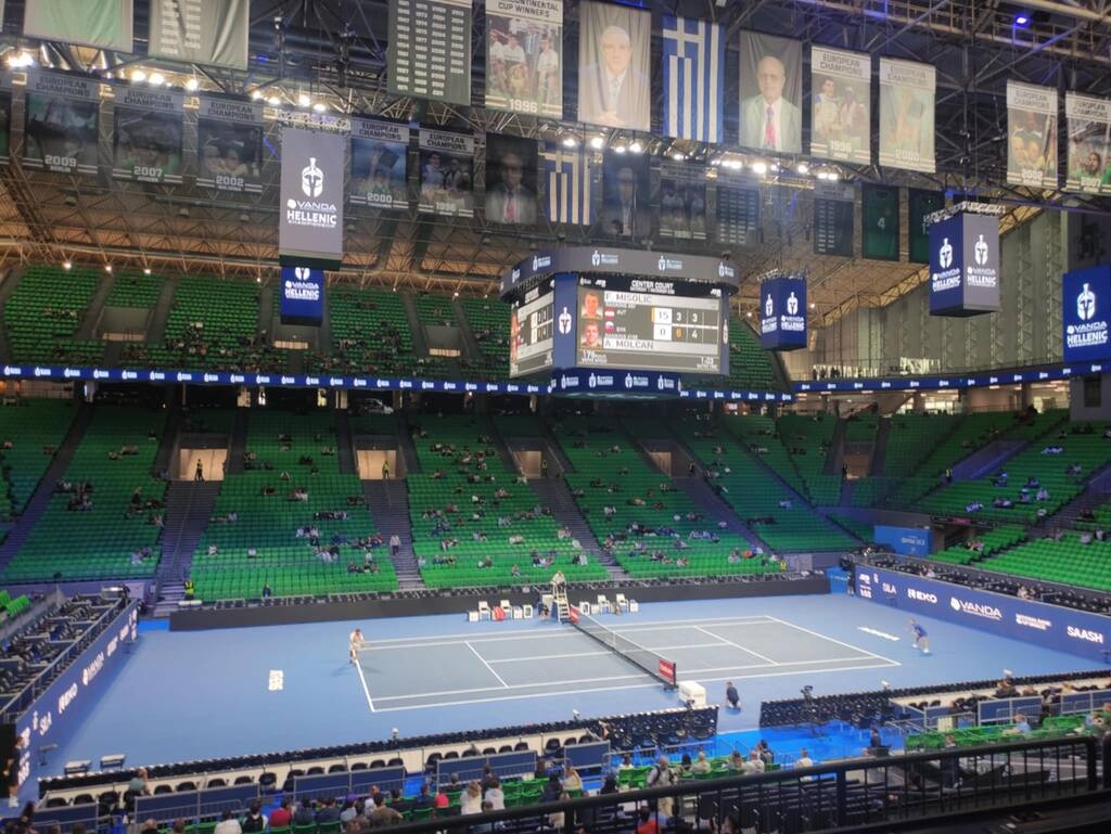 Hellenic Championship ATP 250: Η εντυπωσιακή μεταμόρφωση του Telekom Center Athens