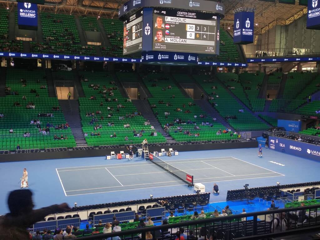 Hellenic Championship ATP 250: Η εντυπωσιακή μεταμόρφωση του Telekom Center Athens