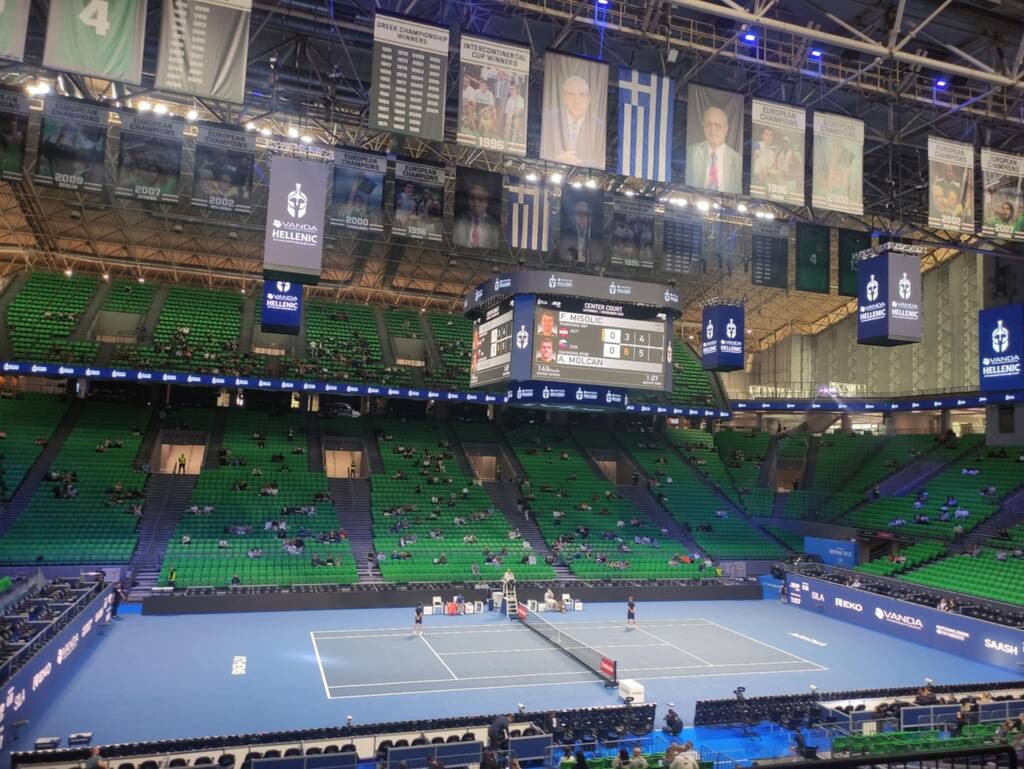 Hellenic Championship ATP 250: Η εντυπωσιακή μεταμόρφωση του Telekom Center Athens