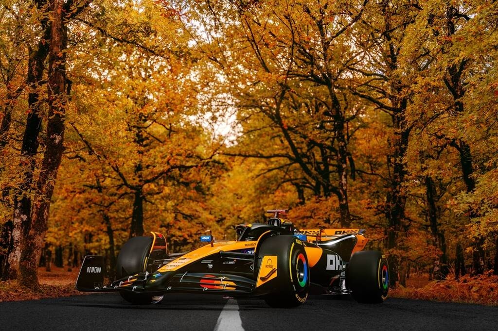 Όταν η ταχύτητα συναντά τη φύση:Το showcar της McLaren Mastercard Formula1 Team στο δάσος της Φολόης