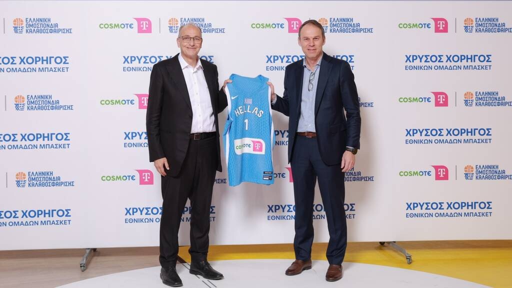 H COSMOTE TELEKOM Χρυσός Χορηγός των Εθνικών Ομάδων Μπάσκετ μέχρι το 2030