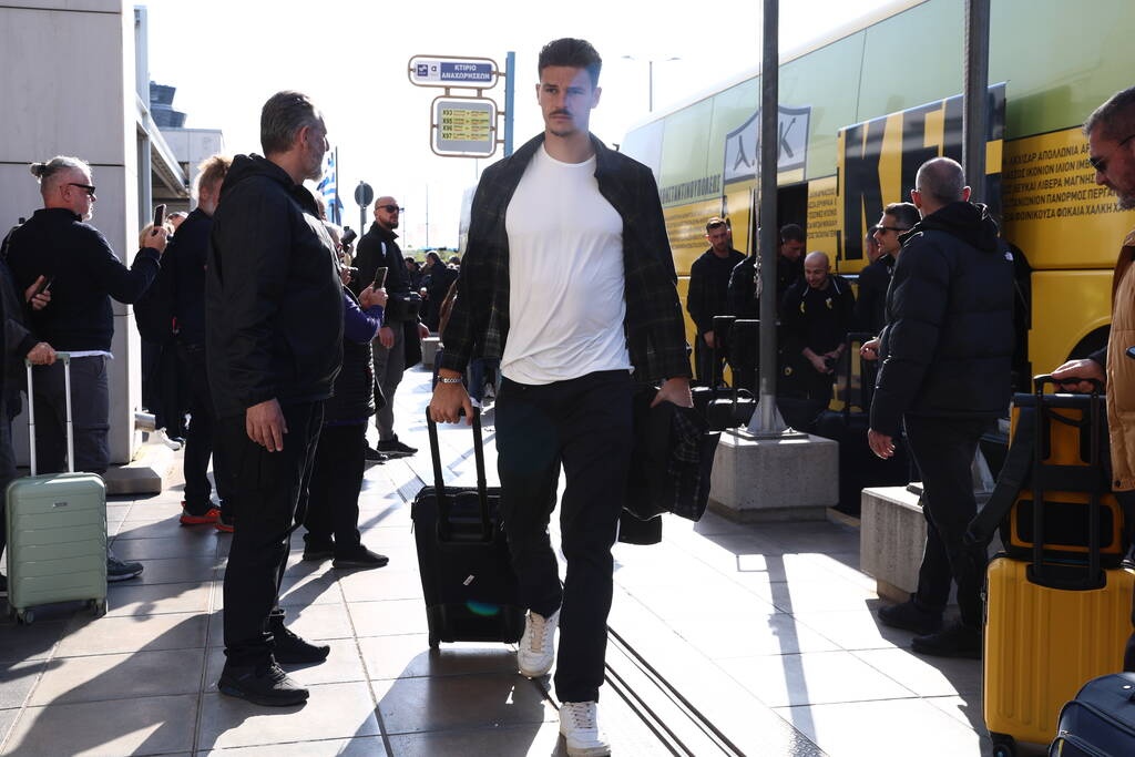 Αναχώρηση της ΑΕΚ για Σλοβενία