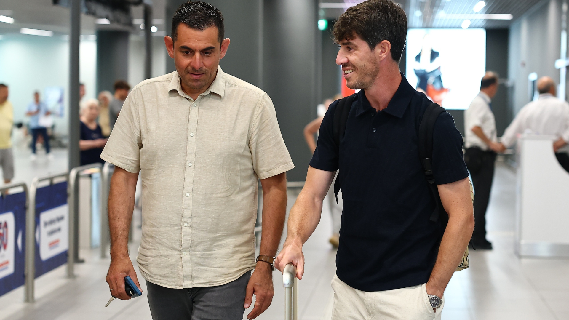 [388016] ΑΦΙΞΗ ΤΟΥ ΑΡΙΤΖ ΕΛΟΥΣΤΟΝΤΟ ΣΤΗ ΘΕΣΣΑΛΟΝΙΚΗ ΓΙΑ ΤΗΝ ΟΜΑΔΑ ΤΟΥ ΠΑΟΚ. (ΡΑΦΑΗΛ ΓΕΩΡΓΙΑΔΗΣ / EUROKINISSI)