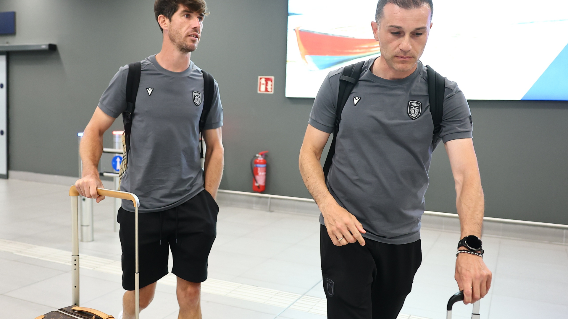 [388357] ΕΠΙΣΤΡΟΦΗ ΤΗΣ ΟΜΑΔΑ ΤΟΥ ΠΑΟΚ ΑΠΟ ΤΗΝ ΟΛΛΑΝΔΙΑ (ΡΑΦΑΗΛ ΓΕΩΡΓΙΑΔΗΣ / EUROKINISSI)