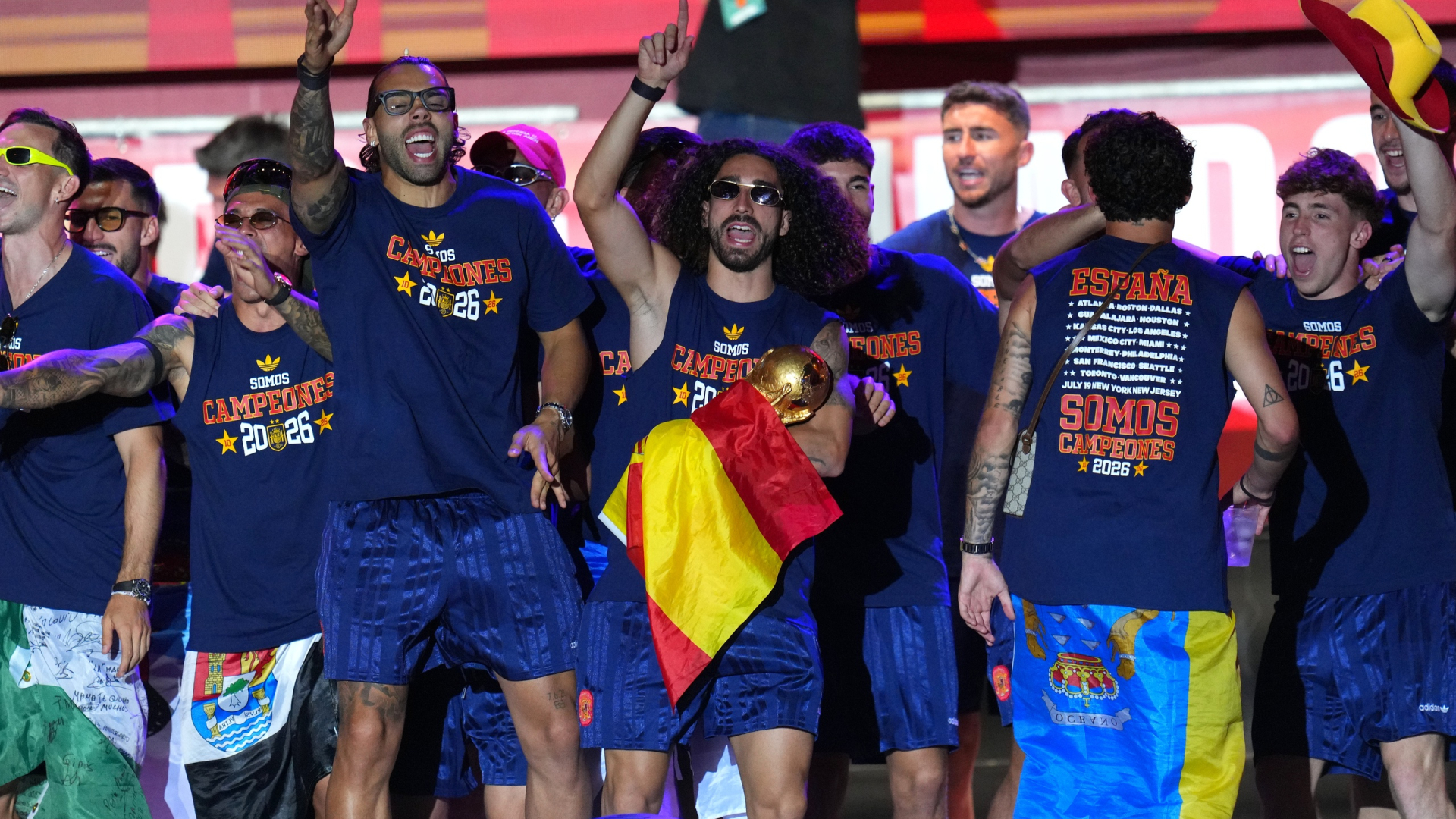 Spain WCup Soccer Celebration
