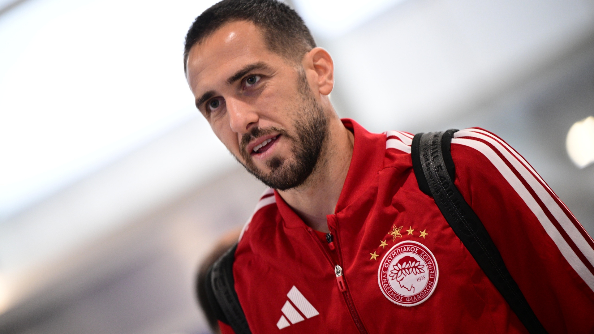 [390306] EUROPA LEAGUE 2026-2027 / ΜΑΡΣΕΙΓ - ΟΣΦΠ / ΑΝΑΧΩΡΗΣΗ ΤΗΣ ΑΠΟΣΤΟΛΗΣ ΤΟΥ ΟΛΥΜΠΙΑΚΟΥ ΓΙΑ ΓΑΛΛΙΑ (KLODIAN LATO / EUROKINISSI)