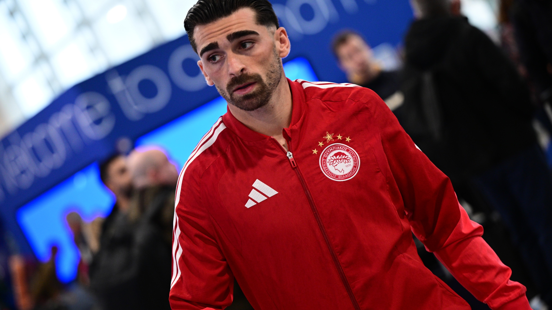 [390306] EUROPA LEAGUE 2026-2027 / ΜΑΡΣΕΙΓ - ΟΣΦΠ / ΑΝΑΧΩΡΗΣΗ ΤΗΣ ΑΠΟΣΤΟΛΗΣ ΤΟΥ ΟΛΥΜΠΙΑΚΟΥ ΓΙΑ ΓΑΛΛΙΑ (KLODIAN LATO / EUROKINISSI)