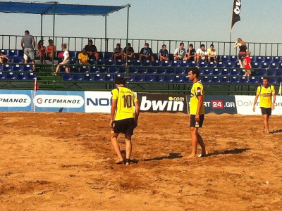 Δυνατοί αγώνες στο Beach Soccer