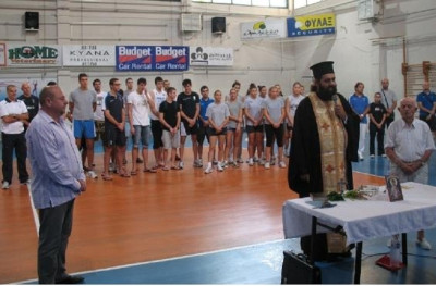 Αγιασμός στα «κυανόλευκα» τμήματα