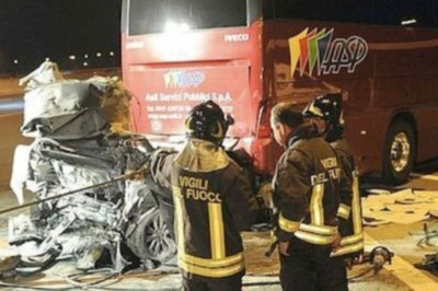 Δύο νεκροί σε τροχαίο με το πούλμαν της Τορίνο