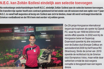 Στη Ναϊμέγκεν ο Σέλεζι με την… ευχή της FIFA