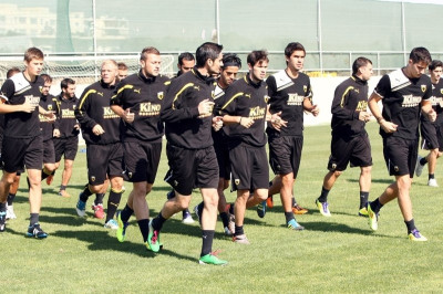 Προπόνηση σε υψηλό τέμπο στα Σπάτα