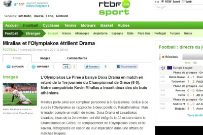 «Ο Μιραλάς και ο Ολυμπιακός κυριάρχησαν της Δράμας»