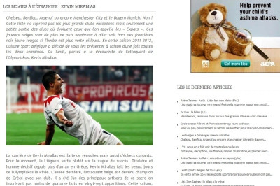 Αφιέρωμα των Βέλγων σε Μιραλάς