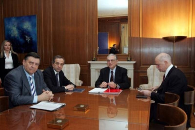 Ολοκληρώθηκε η κρίσιμη συνάντηση Παπαδήμου – πολιτικών αρχηγών