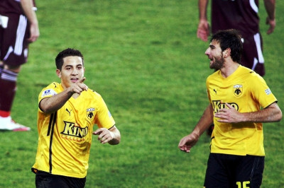 Με Καράμπελα, χωρίς Μανωλά, η προπόνηση της ΑΕΚ