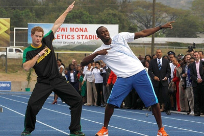 Ο Μπολτ είδε την... πλάτη του πρίγκιπα Χάρι