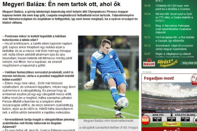 Μέγιερι: «Νιώθω καλά στον Ολυμπιακό»