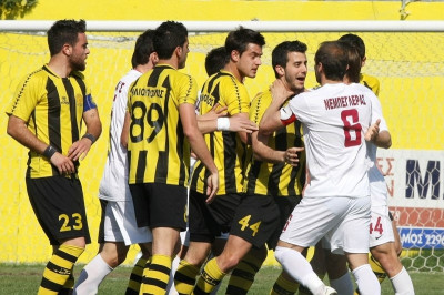 Μοίρασε... χαρά και στα Μέγαρα η ΑΕΛ!