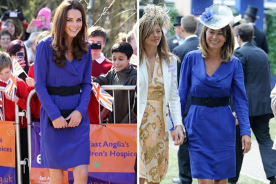 Η Κέιτ Μίντλετον κυκλοφόρησε με το φουστάνι της μάνας της!