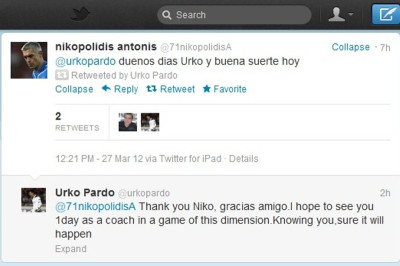 Ευχές μεταξύ Νικοπολίδη και Πάρντο!