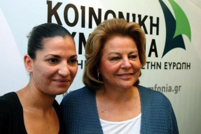 Η αρχηγός του Ολυμπιακού Σταυρούλα Αντωνάκου στην πολιτική