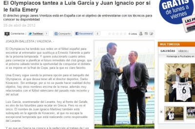 «Ο Ολυμπιακός για Γκαρσία, Ιγκνάσιο αν «χαλάσει» του Έμερι»