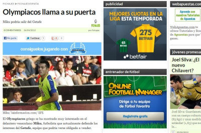 Ξανά για Μίκου και Ολυμπιακό οι Ισπανοί