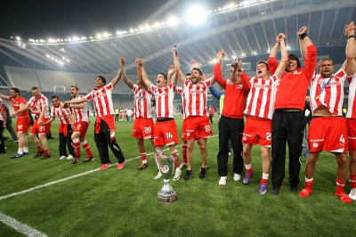 «Ωδή» στον νταμπλούχο Ολυμπιακό (photos+video)