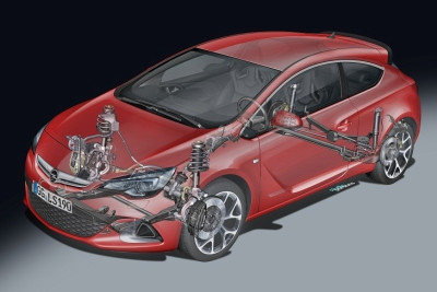 Νέο πλαίσιο προσφέρει στο Astra OPC καλύτερη επαφή με το δρόμο