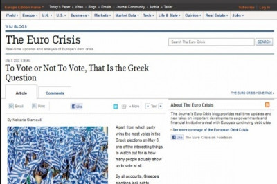 Εκλογές 2012: Να ψηφίσει κανείς, ή να μην ψηφίσει