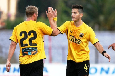 Με Γκούντγιονσεν και Μανωλά η ΑΕΚ