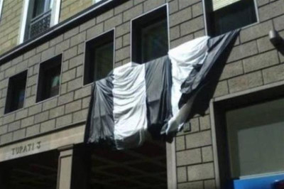 Σημαία της Γιουβέντους στα γραφεία της Μίλαν!