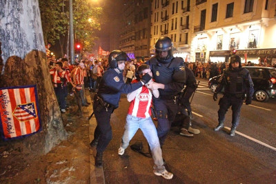 Επεισόδια στη Μαδρίτη, στη γιορτή των φίλων της Ατλέτικο (photos+videos)