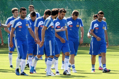 Euro 2012: Η τελευταία προπόνηση της Ελλάδας πριν την Αυστρία (photos+videos)