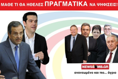 Τι θα ψηφίσεις τώρα; Κλικ στο Help me Vote…