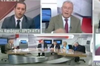 Το επεισόδιο με τον Καψή και τον Κασιδιάρη στην εκπομπή του MEGA (video)