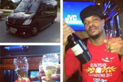 Με σαμπάνιες υποδέχτηκαν τον Κάιλ Χάινς οι φίλοι του