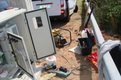 Καταστροφές στο γήπεδο του ΣΕΦ