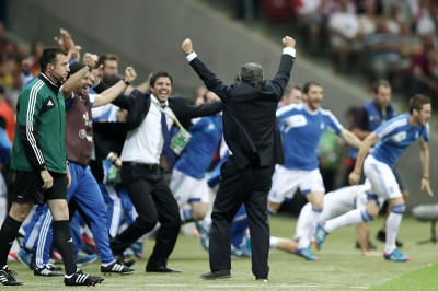 Euro 2012: Κι όμως... Ο Σάντος πανηγυρίζει (photos)!