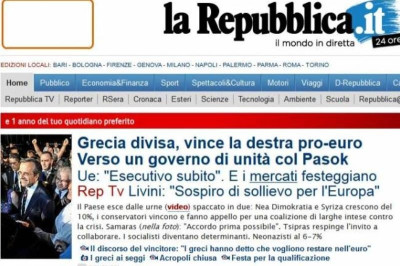 Τι αναφέρει ο ιταλικός Τύπος για τις εκλογές στην Ελλάδα