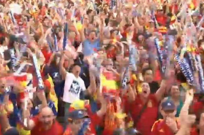 Euro 2012: Το… έκαψαν στη Μαδρίτη οι Ισπανοί! (video)