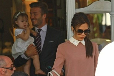 Οικογένεια Beckham: Δείπνο για τρεις!