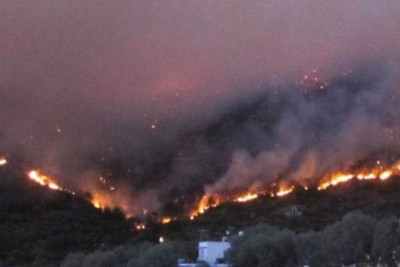 Τραγική η κατάσταση στη Χίο – Πυρκαγιές σε όλη την Επικράτεια