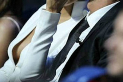 Χωρίς σουτιέν στην κλήρωση η σύντροφος του Christiano Ronaldo