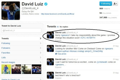 Ζήτησε συγγνώμη από τον κόσμο της Τσέλσι ο Νταβίντ Λουίζ!