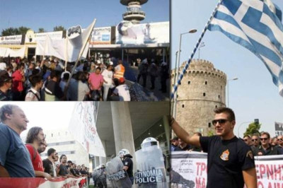 Σε κλοιό διαδηλώσεων η Θεσσαλονίκη