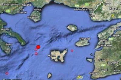 Σεισμός 3,8 Ρίχτερ στο βόρειο Αιγαίο